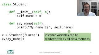 Python Class Instance Variables