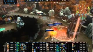 Smite pro league: thurst's 'CycloneSpin' ares blink dodge highlight