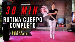 30 Min RUTINA CUERPO COMPLETO // Cuerda Para Saltar | VITERI BOXING