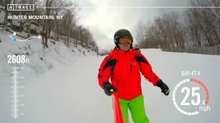 Trace: Skiing - Alexander Kovmir at Hunter Mountain