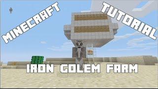 Minecraft Tutorial: Iron Golem Farm  (Xbox 360, Xbox One, PS3, PS4, PC)