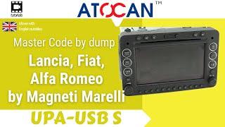 Master Code from dump Lancia, Fiat, Alfa Romeo by Magneti Marelli - Reading Radio Code by UPA USB-S