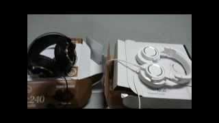 Audio-Technica ATH-M50x Vs AKG K 240 Semi-Open Studio Headphones