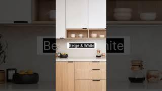 5 Trending Kitchen Colour Combination #kitchen #civilengineering #trending #shorts #reels