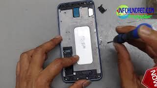 Samsung Galaxy J810 blue assembling