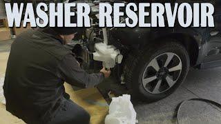 How to Remove and Replacement of a Windshield Washer Reservoir - 2018 Subaru Forester