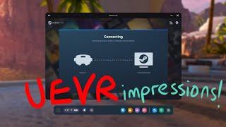 Steam Link - UEVR first impressions