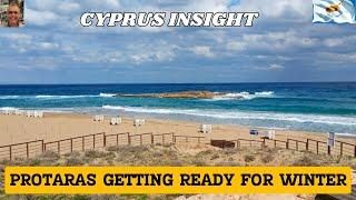 Protaras Cyprus  Winter Coastline - Crashing waves & Sunshine