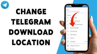 How To Change Telegram Download Location 2024 | Manage Storage Settings