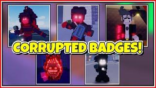 [NEW] How to get ALL 5 CORRUPTED BADGES + MORPHS/SKINS in ANOTHER FRIDAY NIGHT FUNK RP! - ROBLOX