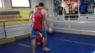 Elnur HOLY Kamalov lo training with Golden Coach Hakim Haciyev