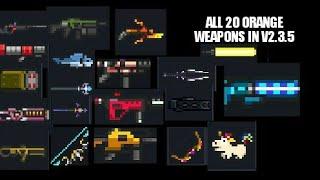 All Orange/Epic Weapons in Soul Knight Part 1