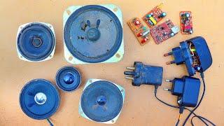 Awesome uses of old speaker and old mobile charger