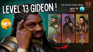 My Experience Facing Max level 13 Lord Gideon  Too powerful? || Shadow Fight 4 Arena