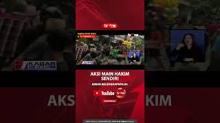 Pelaku Pencuri Handphone Dipukuli Warga #tvone #tvonenews #shorts