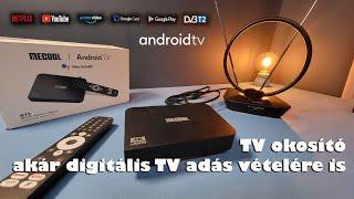 TV okosító akár digitális TV adás vételére is | MECOOL KT2 4K Android TV DVB Box ◆ Eszközteszt