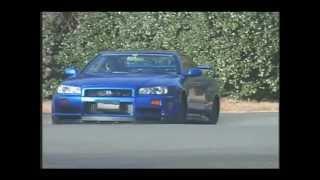 Tsuchiya Keiichi with R34 GT-R V-Spec on Touge...