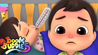 Baby Got Sick | Sick Song | Boom Buddies Nursery Rhymes & Kids Songs