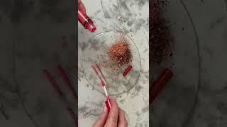 Oddly Satisfying Slime Coloring with Makeup #shorts #makeupslime #slimecoloring