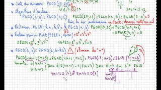 PGCD • ce qu'il faut savoir pour réussir les exercices • Spé maths terminale S Arithmétique