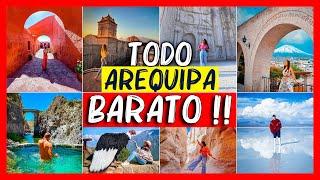 Arequipa 2024 SUPER BARATO‼️️ 21 Lugares turisticos en 3 dias 4K Peru  Ciudad blanca para visitar