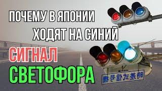 Почему ЯПОНЦЫ ходят на СИНИЙ СИГНАЛ СВЕТОФОРА?