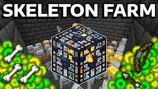 EASY SKELETON/ZOMBIE AFK XP FARM - MINECRAFT 1.20.60