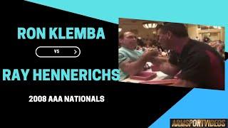 Ron Klemba vs Ray Hennerichs  -  2008 AAA Nationals