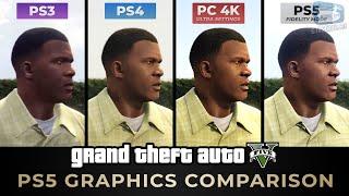 GTA 5 PS5 Comparison - PS5 / PC / PS4 / PS3