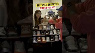 This Girl sold Sneakers worth 3 Lacs #sneakerreselling #crowdinteraction #indiansneakerfestival