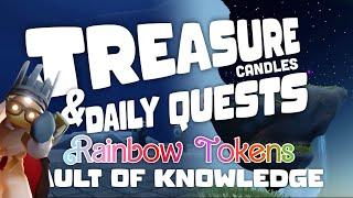 Rainbow Currencies, Treasure Candles and Quests | Vault of knowledge | SkyCotl | NoobMode