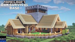 Minecraft Tutorial - How to Build an Ultimate Oak Survival Base #17