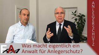 Was macht eigentlich ein Anwalt für Anlegerschutz? | Fragen an Rechtsanwalt Jochen Resch