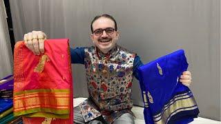 Yeola Paithani Diwali special Saree and paithani  | Kasturi Paithani live