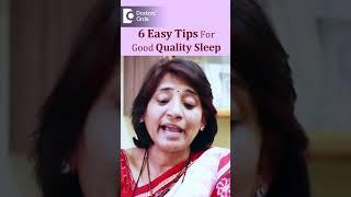 6 Easy Tips for Good Quality SLEEP| How to get good sleep?-Dr. Surekha Tiwari|Doctors' Circle#shorts