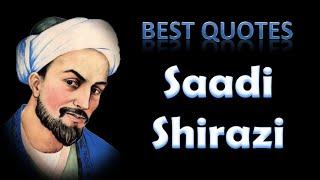 Best Saadi Shirazi Quotes