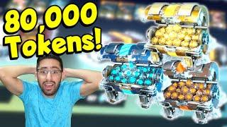 Big 80k Tokens Opening! Christmas Event Special Delivery Crate War Robots WR Update 7.7.7