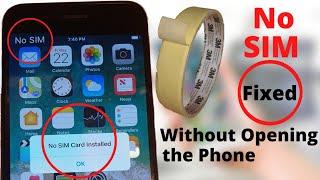 iPhone No Sim Card Fix 2022 - without opening the Phone