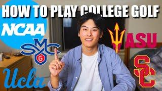 Want To Play College Golf? Here's How (FULL GUIDE 2024) - From A D1 College Golfer