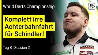 Irre Session! Favoritensterben geht weiter: Tag 8 - Session 2 | Darts WM 25 | DAZN Highlights