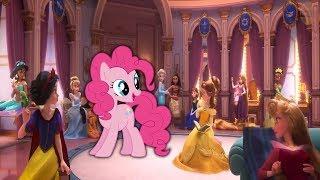 Disney Princesses VS PINKIE PIE from My Little Pony