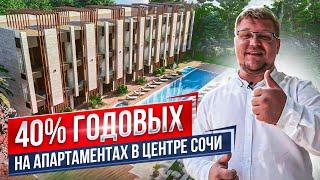 Инвестиции в недвижимость Сочи. 40% годовых на апартаментах. АК Монтевиль