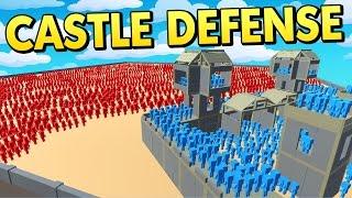 EPIC CASTLE DEFENSE WITH NEW UNITS! (Ancient Warfare 2 Update Sandbox Gameplay)