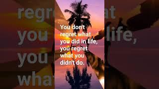 You don't regret what you did in life #mq #shortvideos #trendingshorts