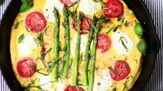 Asparagus Goat Cheese Frittata