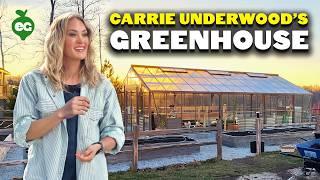 Carrie Underwood's EPIC Greenhouse Buildout - @carrieunderwood