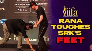 Rana touches SRK's feet | IIFA 2024 | Press Conference