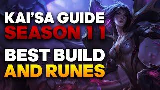 How to Play Kai'Sa Season 11 | Best Kaisa Build & Runes | Season 11 Kai'Sa Guide | League of Legends