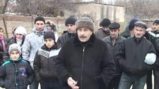 Стихийный митинг жителей анклава Храх-Уба 26.11.2011 г.