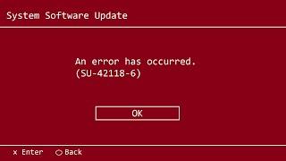 7 Ways To Fix PS4 Error Code SU-42118-6 | An error has occurred | System Software Update